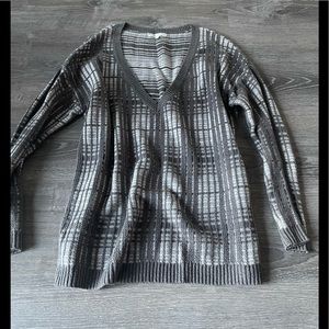 Plaid sweater